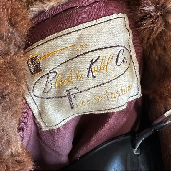 Vtg Kuhl Rich Brown Real Fur Teddy Cape for Women, Shrug, Shawl 40s 50s 60s Soft - Picture 11 of 13